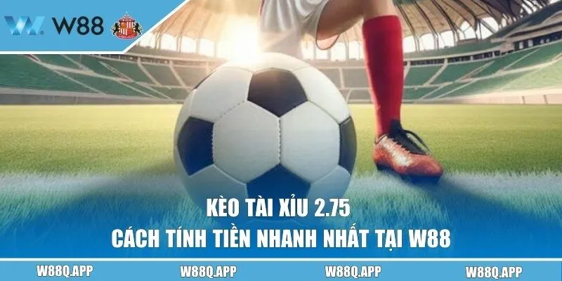 Kèo Tài Xỉu 2.75 Là Gì? Cách Tính Tiền Nhanh Nhất Tại W88