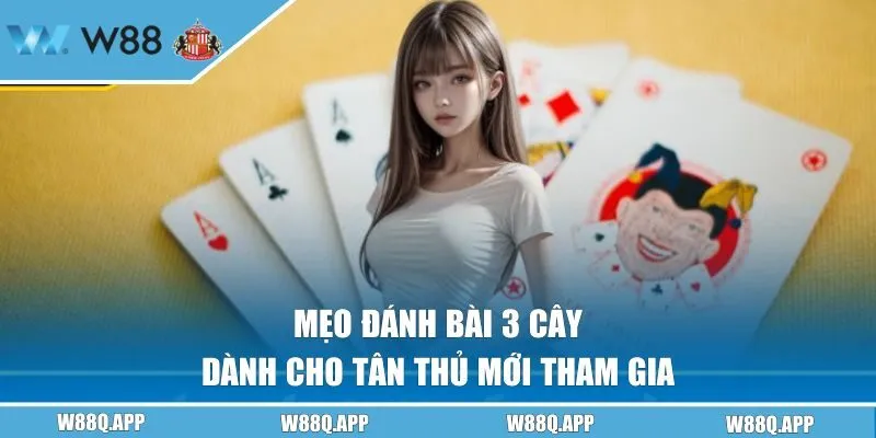 Mẹo đánh bài 3 cây dành cho tân thủ W88
